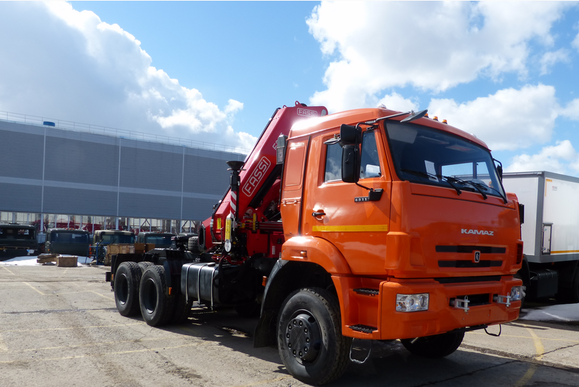 КАМАЗ 65115 с КМУ Fassi F215A.0.22
