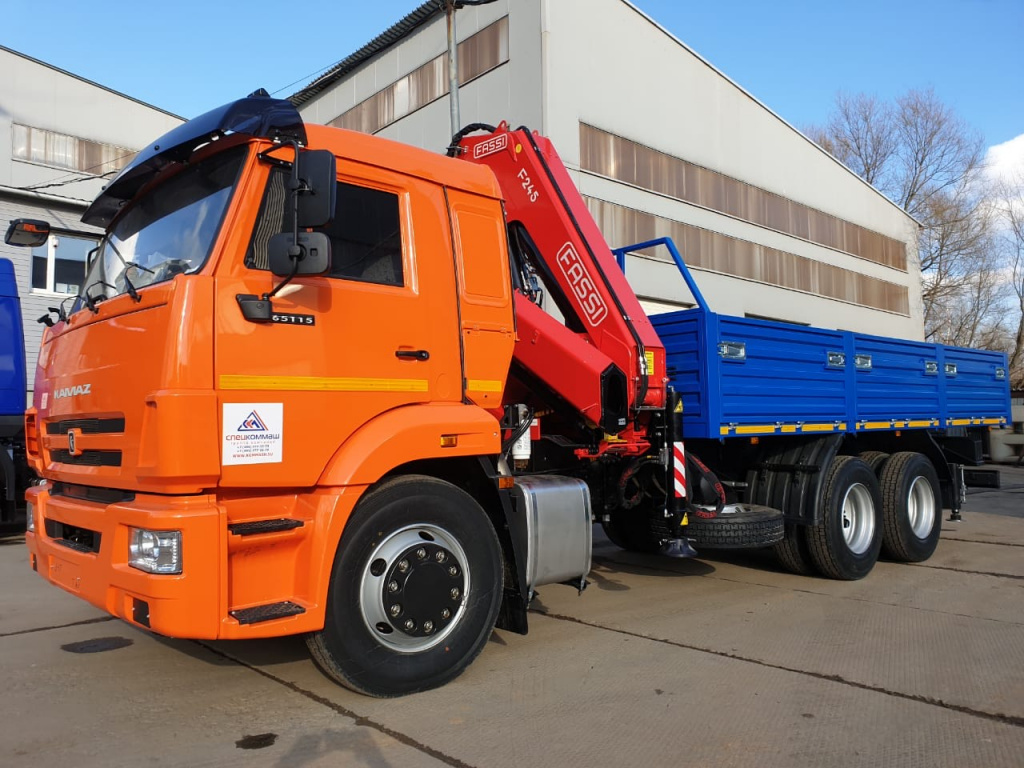 КАМАЗ 65115 с КМУ Fassi F245A.0.22