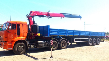 Самый большой FASSI на трехосном КАМАЗе