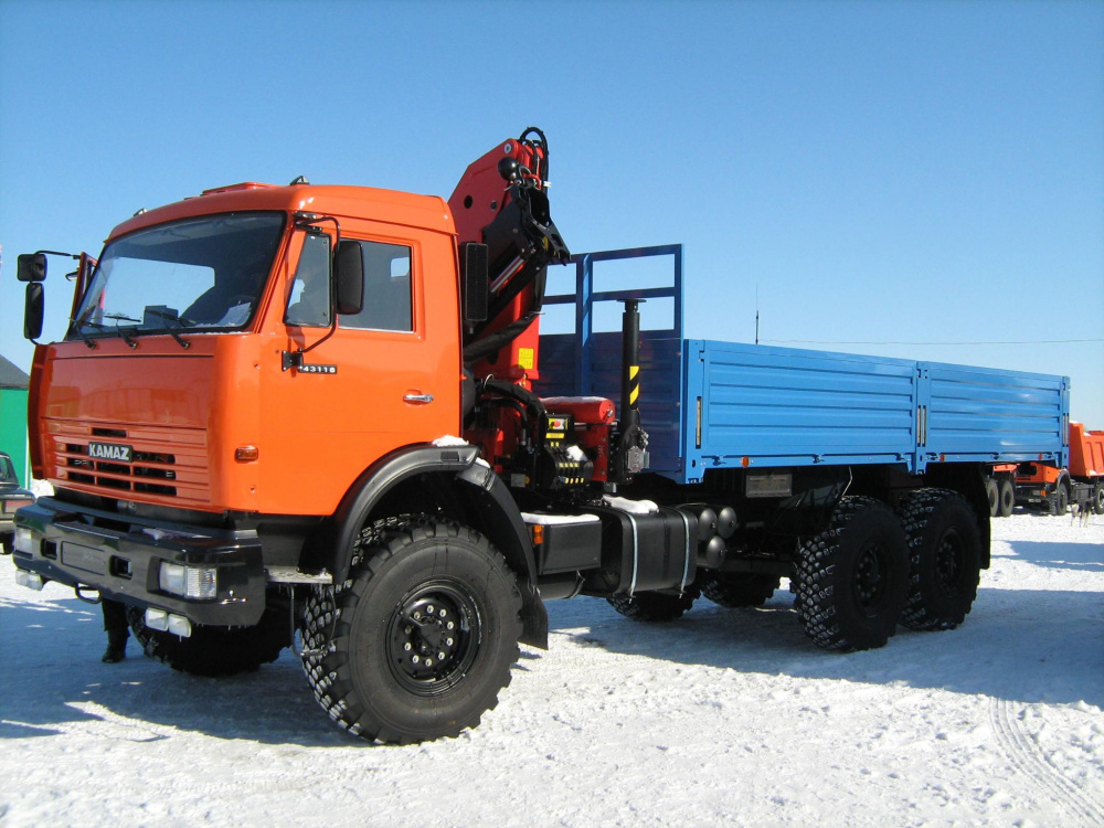 КАМАЗ 43118 с КМУ FASSI F155A.0.22