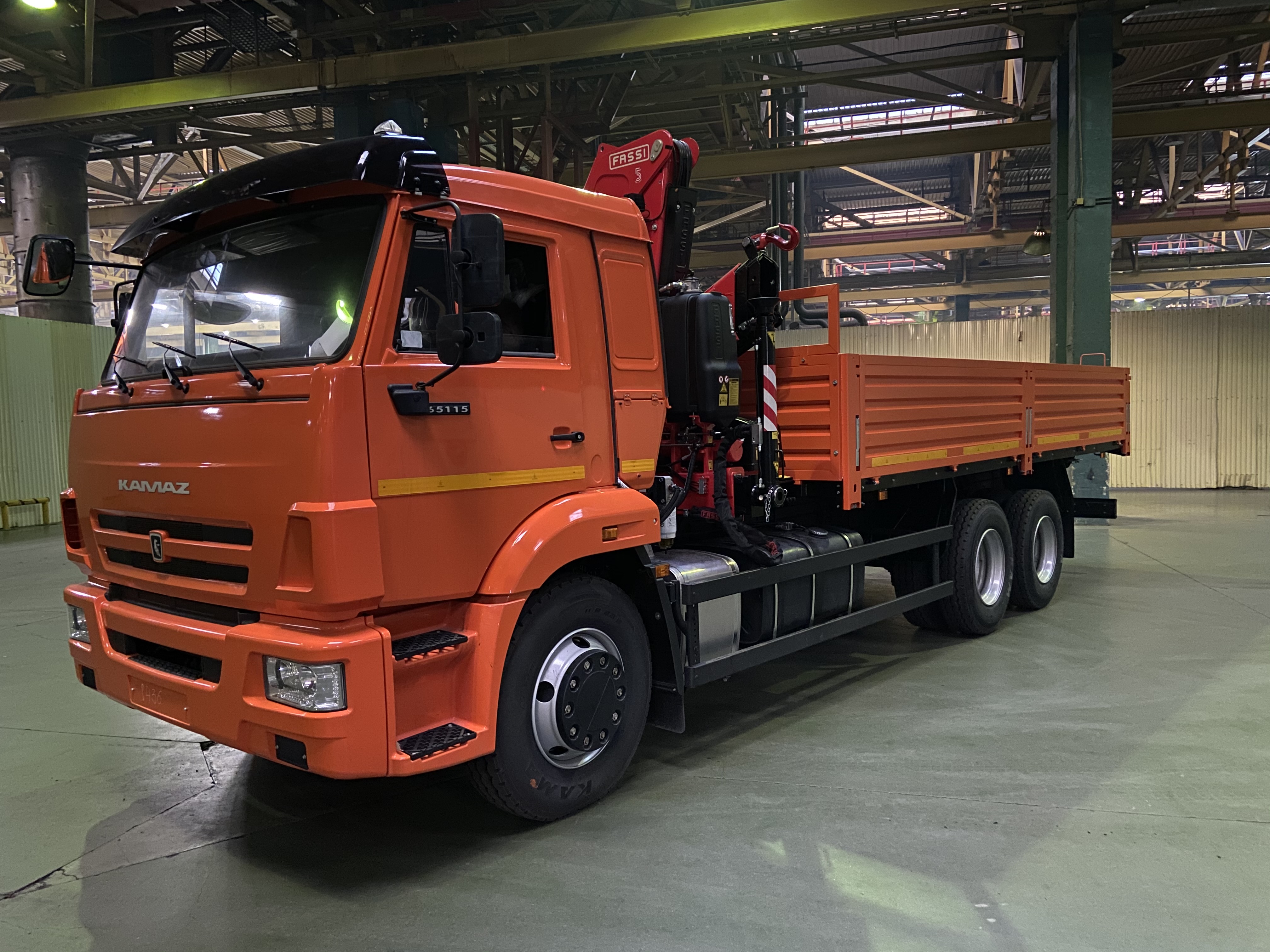 КАМАЗ 65115 с КМУ FASSI F155A.0.22