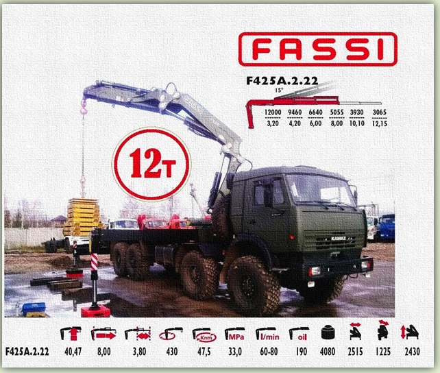Впервые в России! FASSI F425A на шасси КАМАЗ 63501