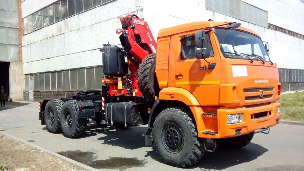 НОВИНКА! КАМАЗ 43118 с FASSI F245A.0.22